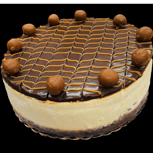 8″ Chocolate Caramel Cheesecake